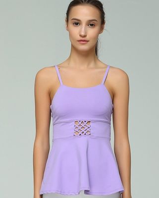 Sexy front criss cross tank top girls cute tank top with cross