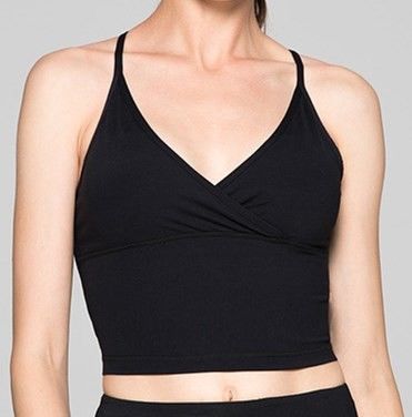 OEM top quality sexy V neck designed workout crop top