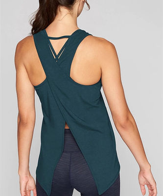 Custom brand gym yoga sports activewear womens gym t shirt