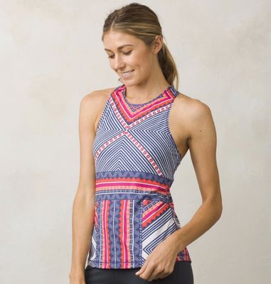 High neck racer back sublimation gym wear wholesale fitness tank top