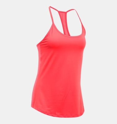 Open hole performance back mesh panel women sport tank top