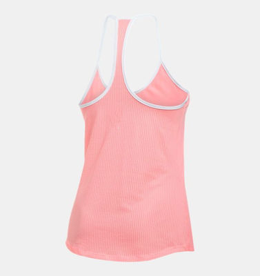 Open hole performance back mesh panel women sport tank top