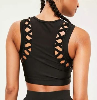 OEM custom brand back unique cut out wholesale woman sexy crop top