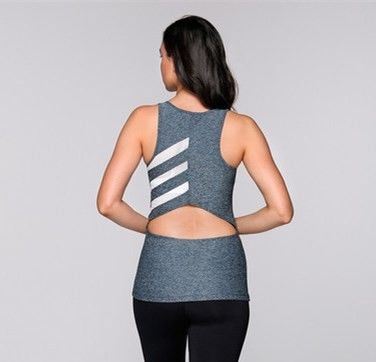 Fashion sports wear mesh panel fitness wholesale yoga tank top