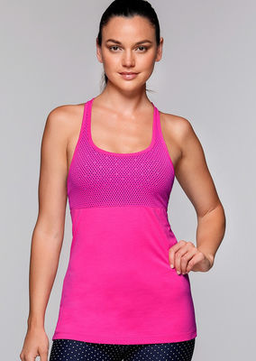 Must have one wholesale mesh panel open back women yoga tank top