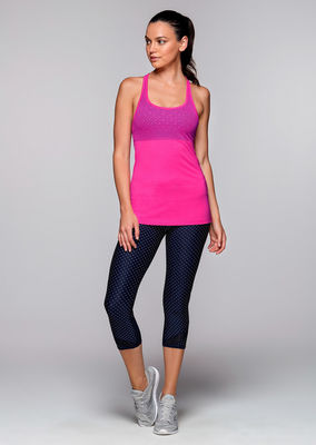 Must have one wholesale mesh panel open back women yoga tank top