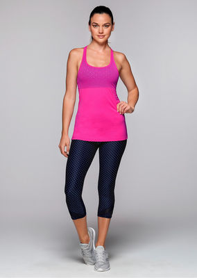 Must have one wholesale mesh panel open back women yoga tank top