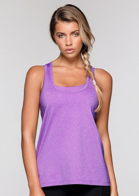 High quality wholesale gym wear open mesh back women yoga tank top