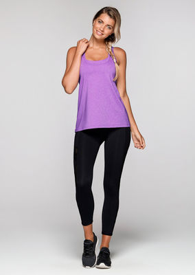 High quality wholesale gym wear open mesh back women yoga tank top