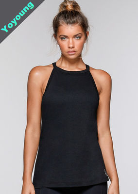 Best sale wholesale high quality rounder back open custom gym tank top