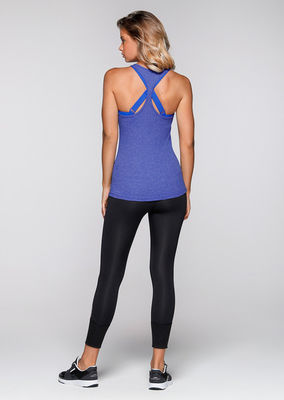 Hot selling women gym clothes racer back style ladies workout tank top