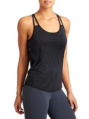 New arrival athletic clothing built-in bra for throw-on-and-go HIGH COVERAGE womens athletic tank top