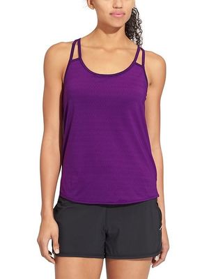 Women work out clothing built-in bra for throw-on-and-go HIGH COVERAGE women gym wear tank