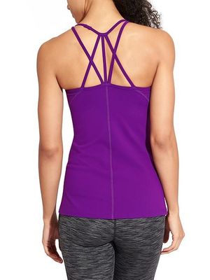 Strappy back cross INSPIRED FOR: yoga, studio workouts cross back tank top