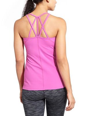 Strappy back cross INSPIRED FOR: yoga, studio workouts cross back tank top