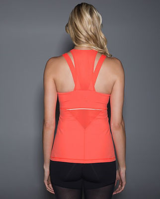 Women gym clothing with mesh decoration gym top women