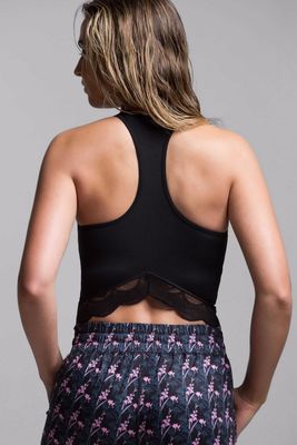 OEM wholesale lace sexy crop women workout tank top
