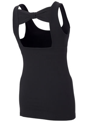 Fitness tops performance custom bow back detail cute gym tank top