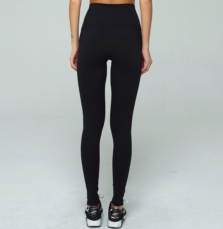 Nylon performance breathable nylon and spandex yoga pants leggings women