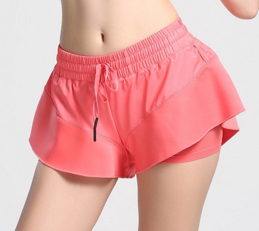New Arrival Sport training sweet split skirt womens fitness shorts