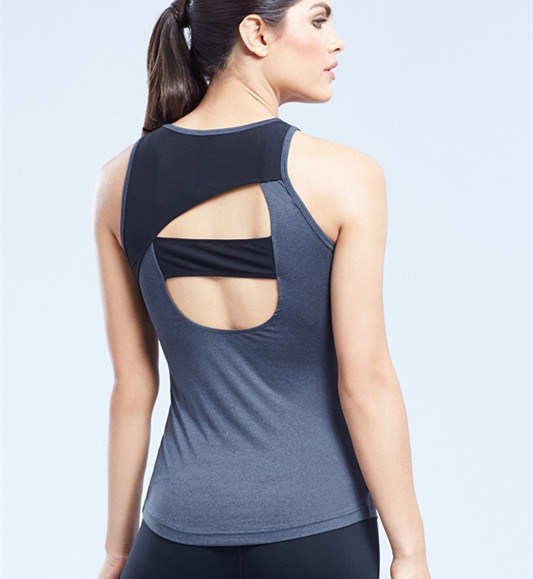 scoop neck women singlets new designs gym wear singlets