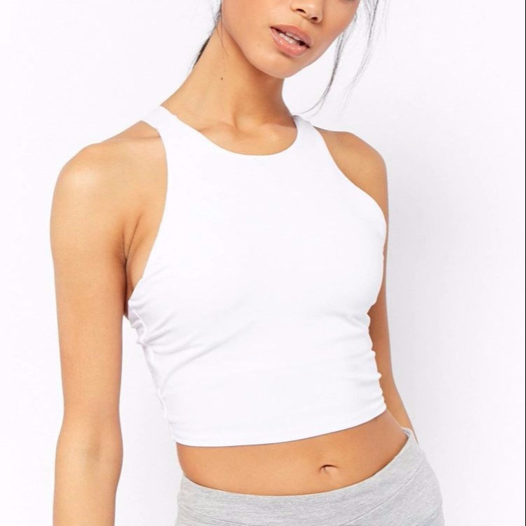 Wholesale women activewear gym tank top fitness crop tops