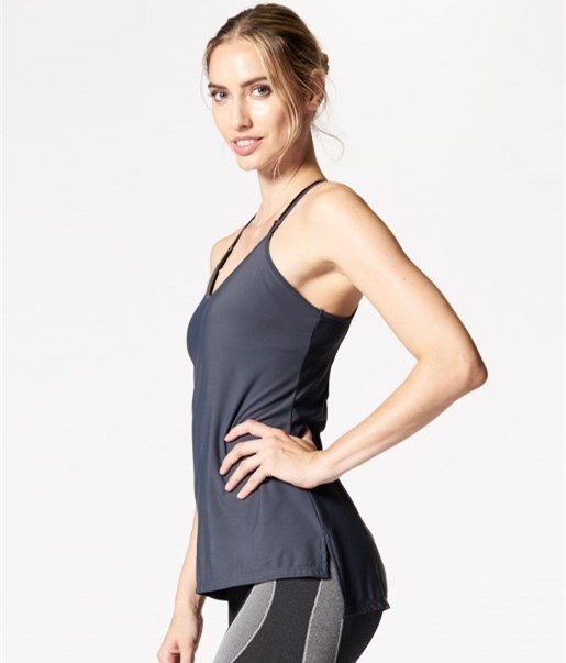 Custom fitness wear sexy open back tank top women fitness clothing