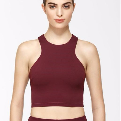 Wholesale mesh panel fitness gym custom tank top