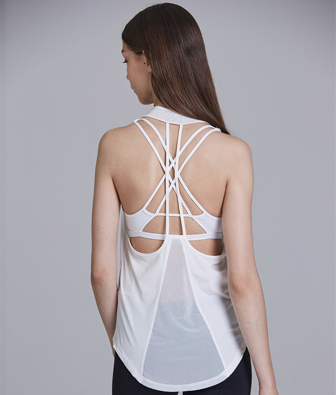 girls vest top loose fitted breathable mesh sports mesh vests yoga vest