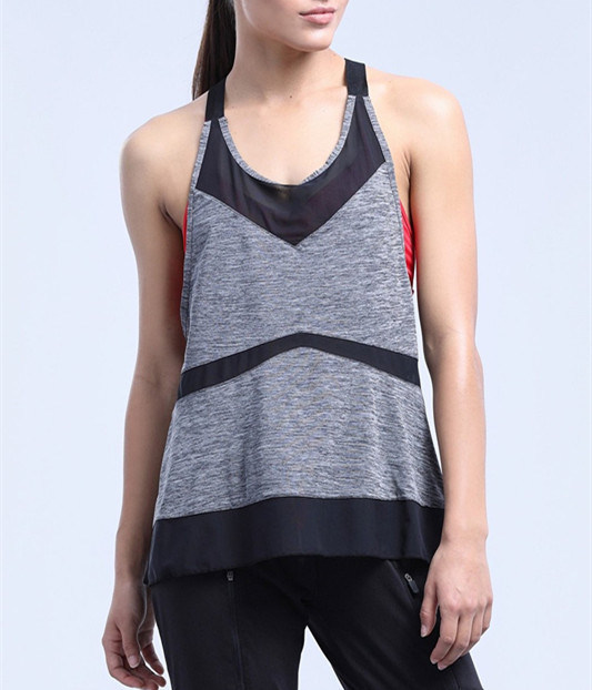 Racerback Style Elastic Straps workout tank tops women